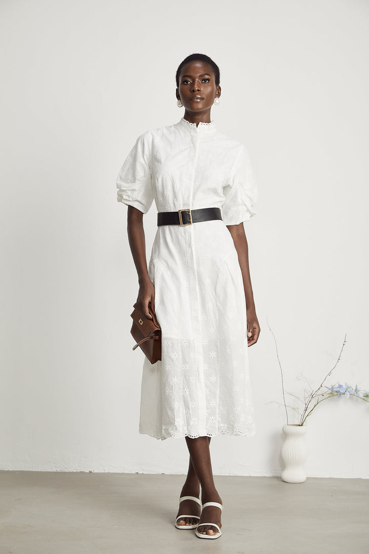Cordelia büstiyer midi elbise