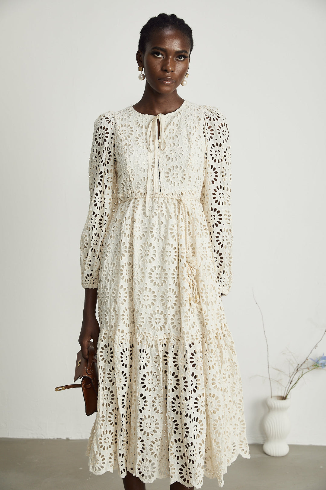 Eden midi elbise