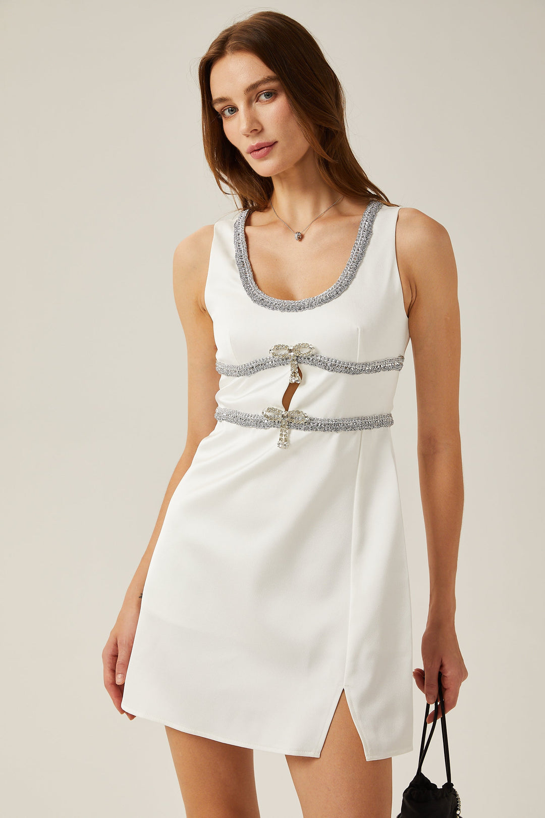 Ghislaine fiyonk mini elbise