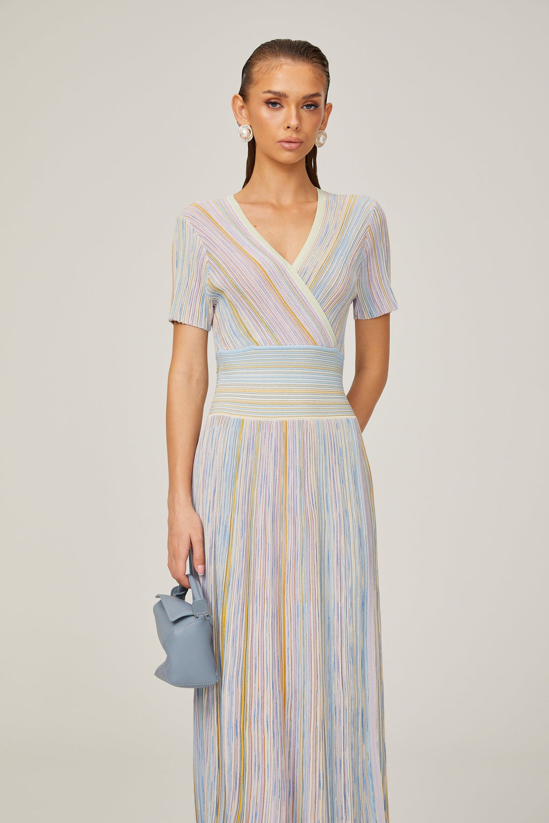 Diane midi elbise