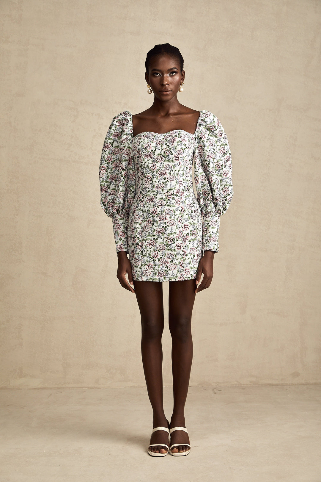 Gaëlle desen mini elbise