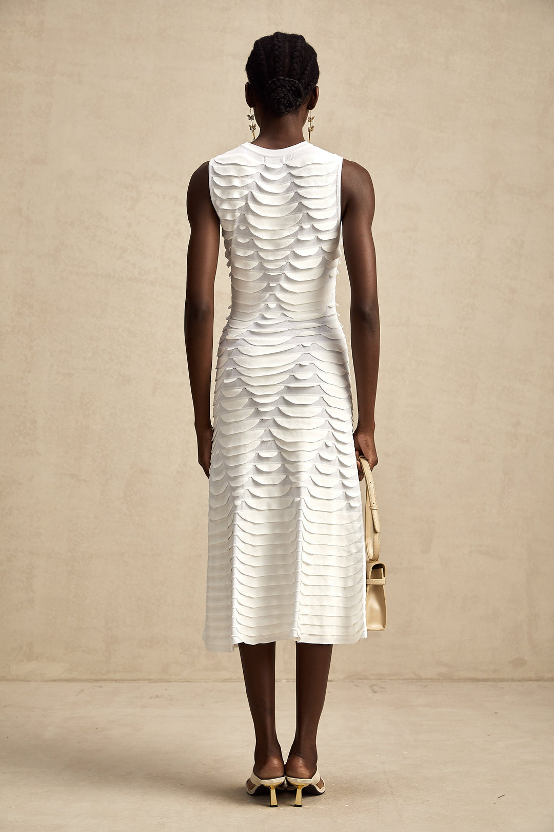 Anna midi elbise