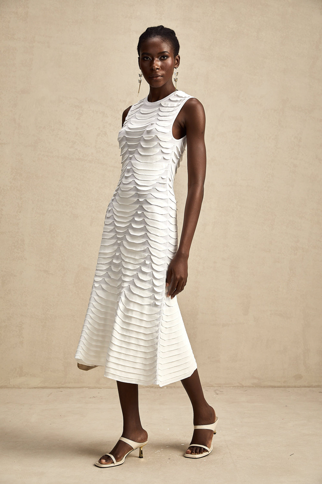 Anna midi elbise