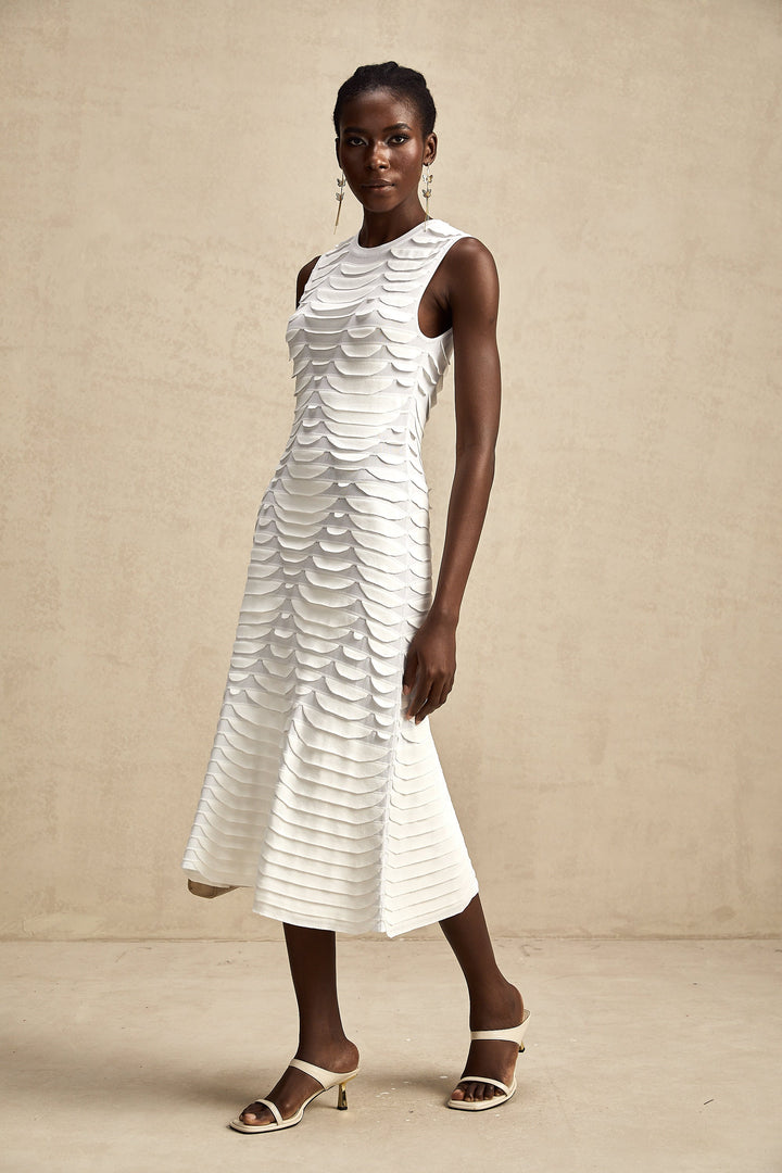 Anna midi elbise