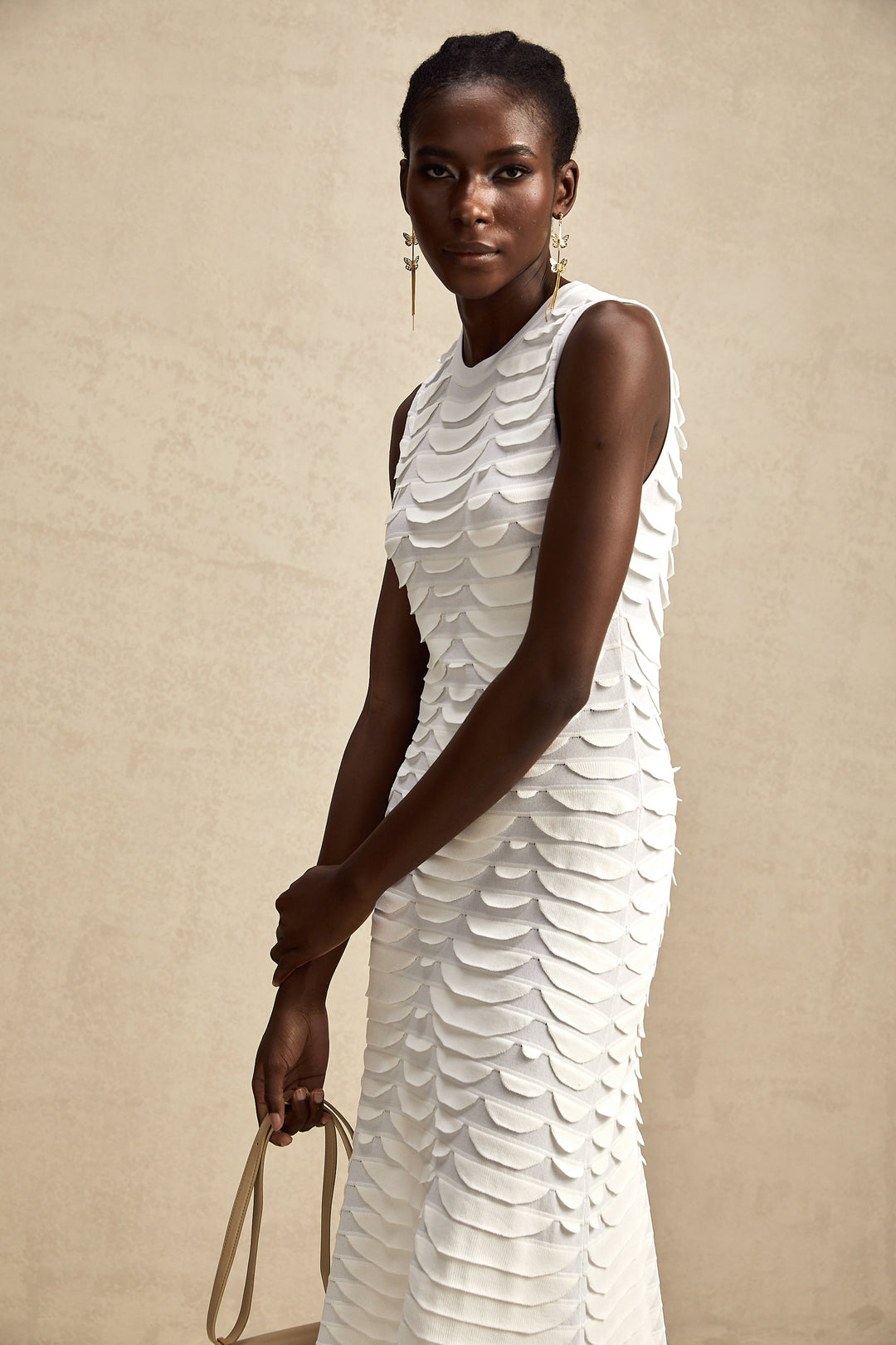 Anna midi elbise