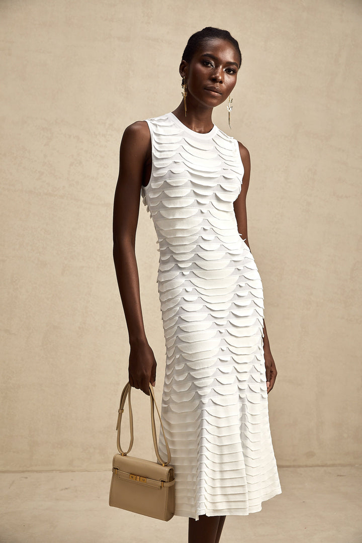 Anna midi elbise