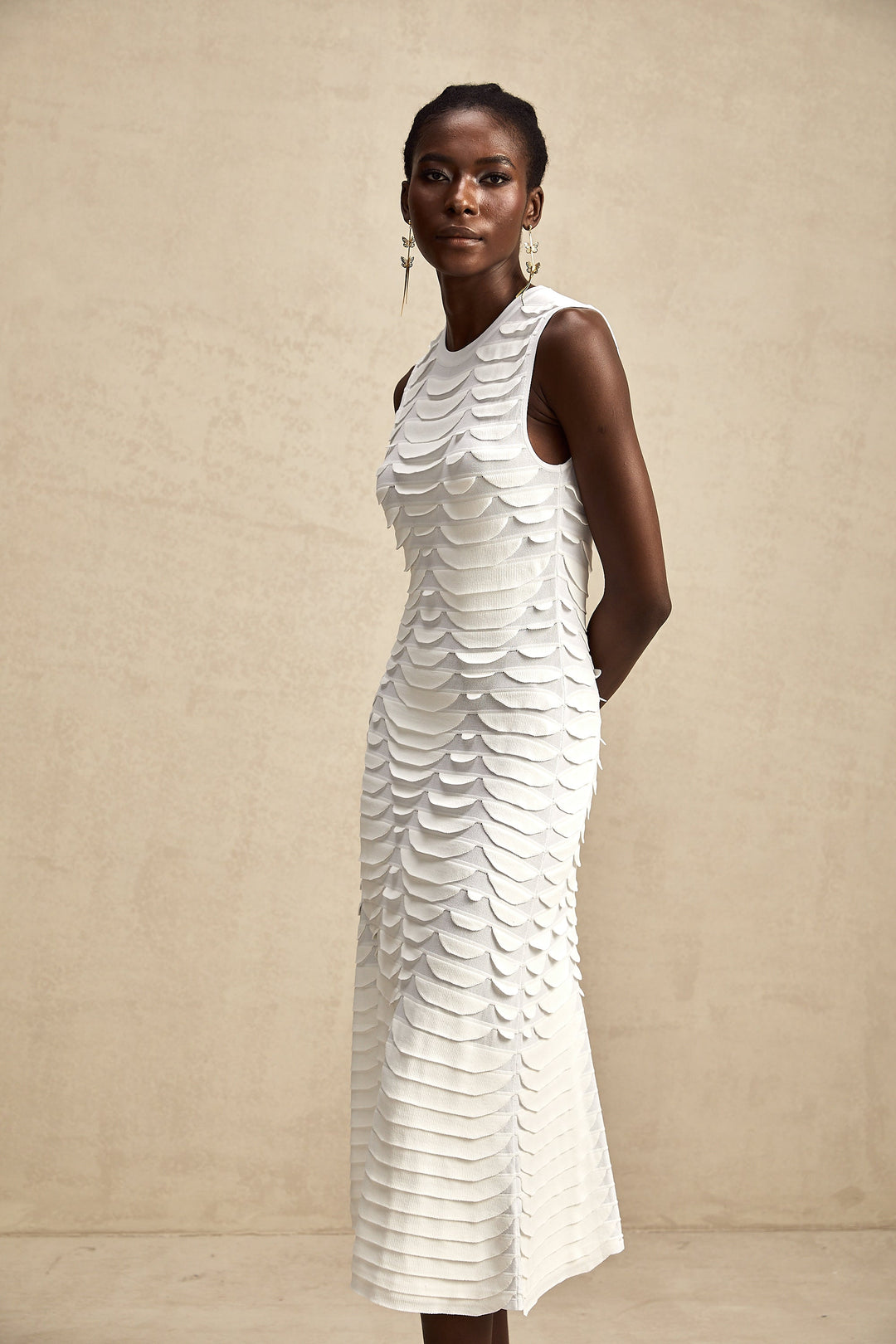 Anna midi elbise