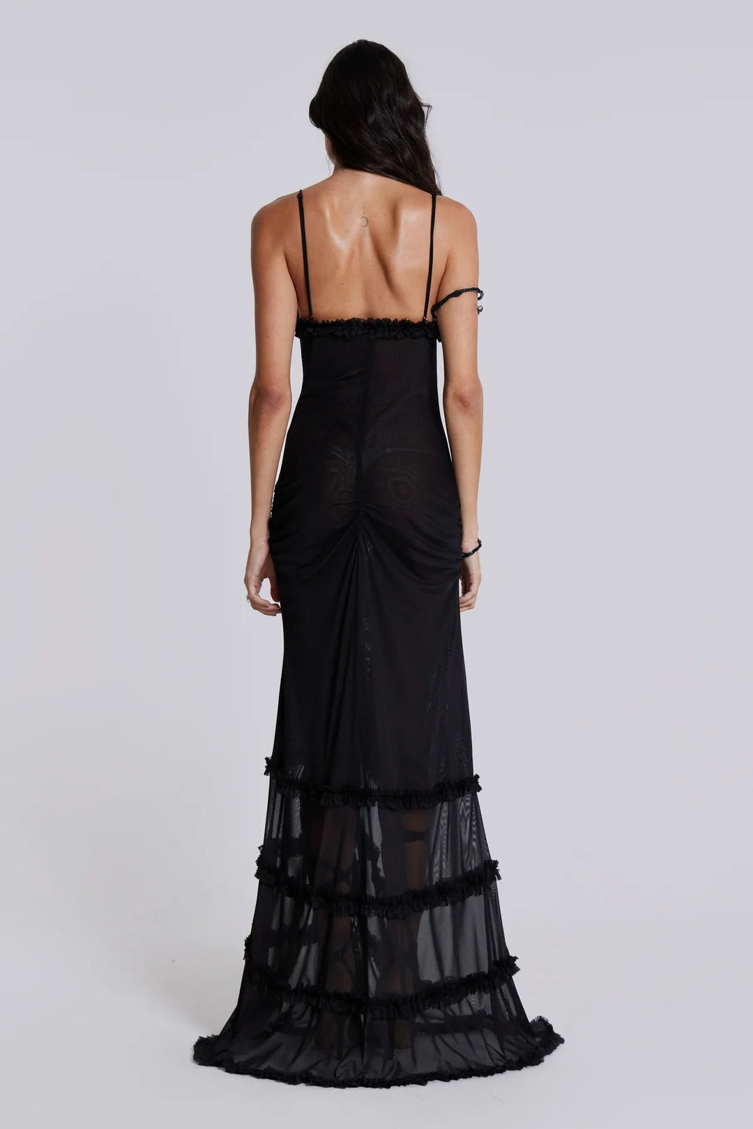 Alondra Cutout Transparan Elbise