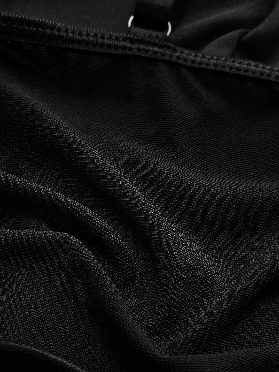 Yarı Şeffaf File Polka Dot Korse Üst