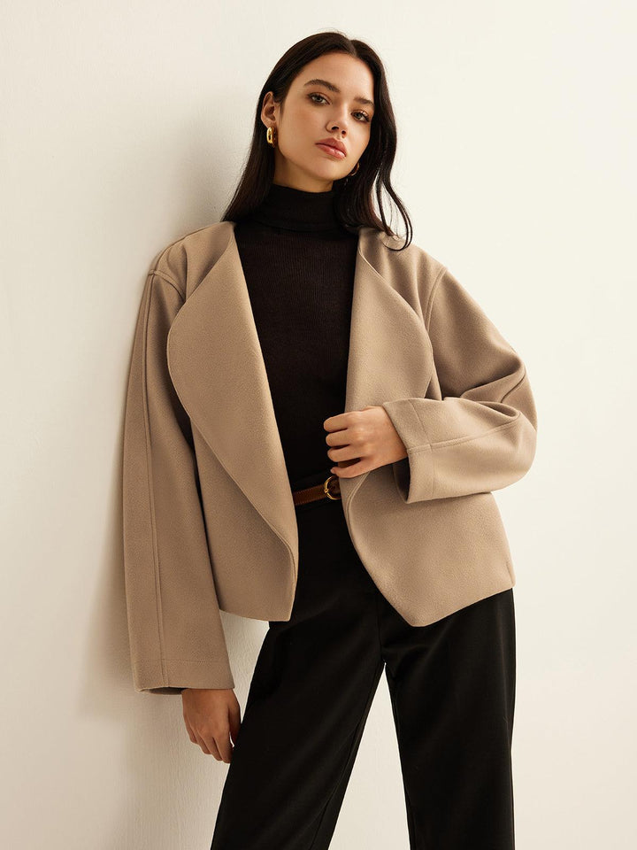 Minimalist Oversize Düz Blazer Ceket