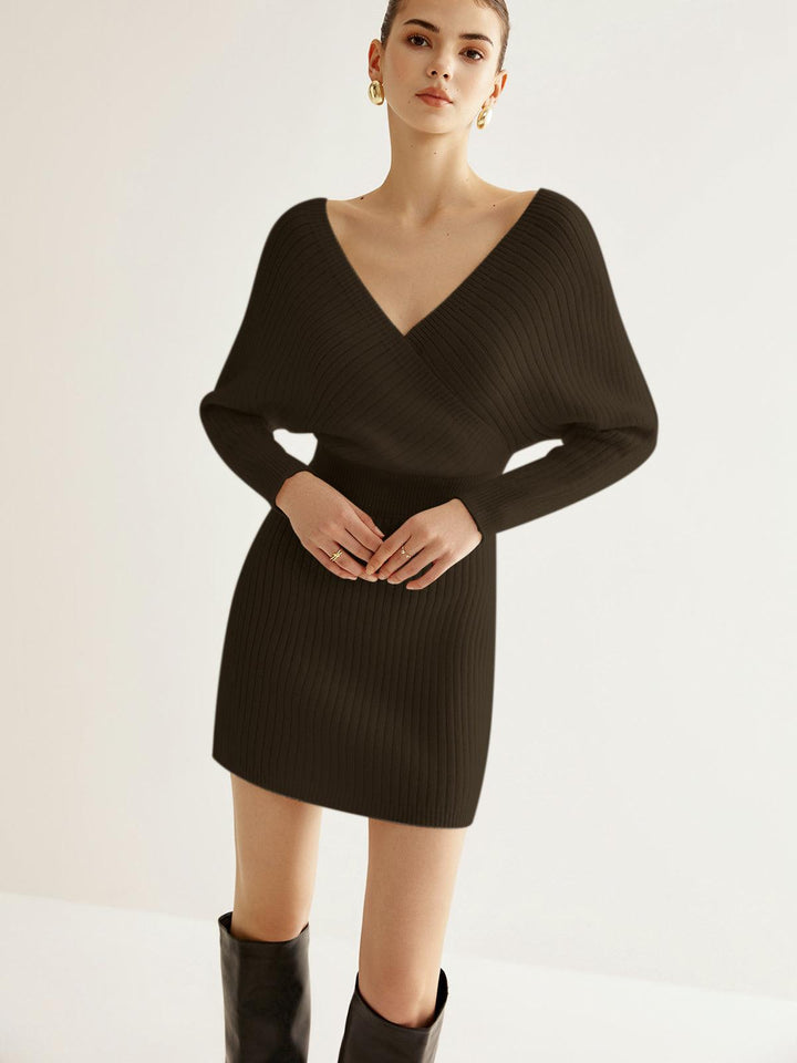 Criss Cross Cinched Kazak Elbise