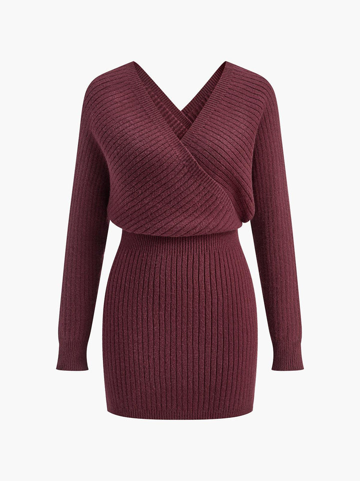 Criss Cross Cinched Kazak Elbise