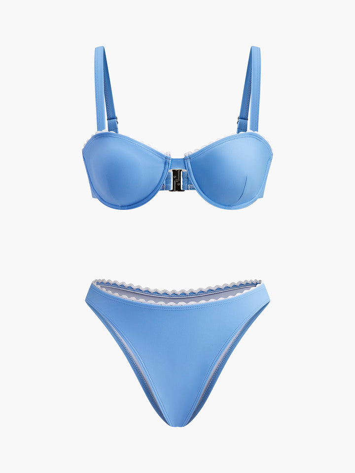Taraklı Kesim Bikini Takımı