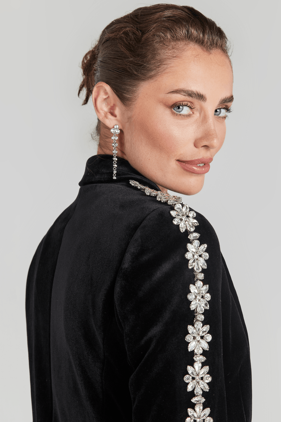 Lumina Velvet Blazer Ceket