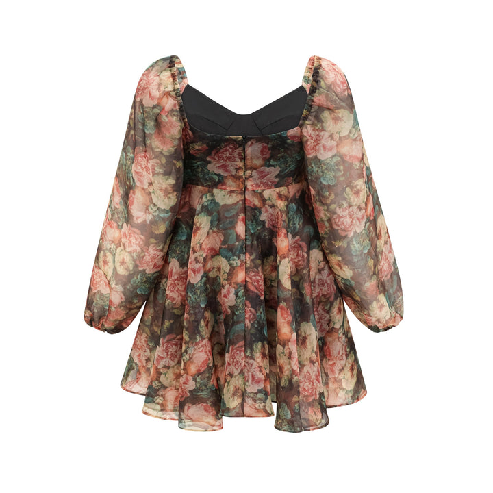 Pénélope kloş mini elbise