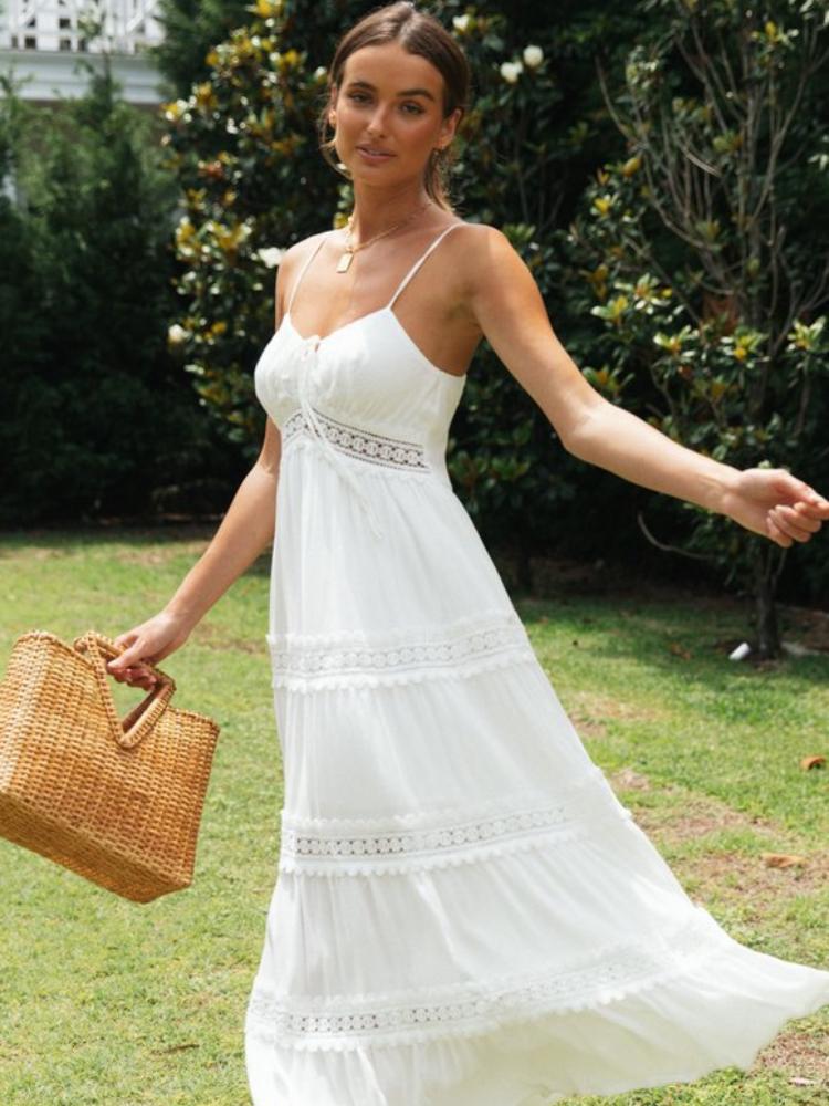 Cora Dantelli A Kesim Maxi Sundress